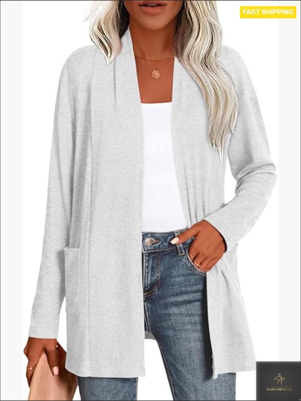 Oversized Cardigan Sweater Long Sleeve Stretch Fabric Chic Minimal Soft Y2K